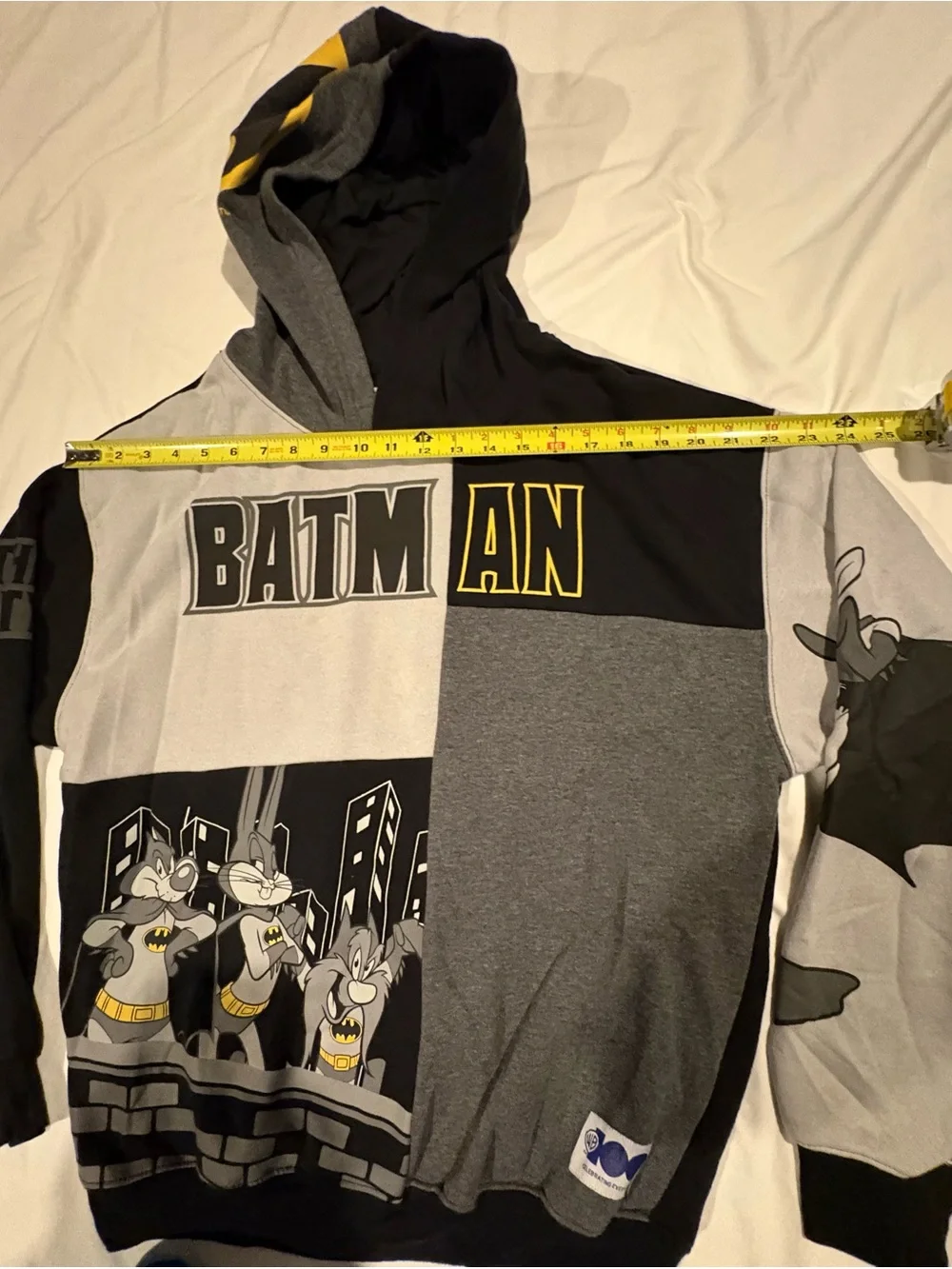 Looney Tunes x Batman Men's Graphic Hoodie Pullover  Size M(38-40)